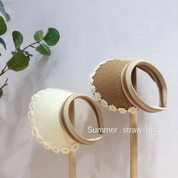 children's sunscreen sunscreen summer 2020 new straw woven flower empty hat sun-proof hat c002-1, Yellow
children's sunscreen sunscreen summer 2020 new straw woven flower empty hat sun-proof hat c002-1, Yellow