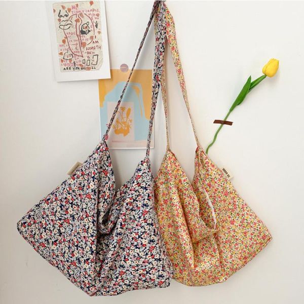 classic texture women canvas tote shoulder bag flower print creative design chic big capacity summer shopping handbag
classic texture women canvas tote shoulder bag flower print creative design chic big capacity summer shopping handbag