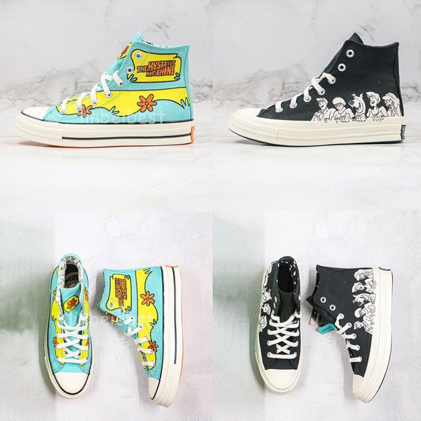 1970s scooby chuck 70 canvas shoes doo mystery machine skateboard 70s scoobs cartoon flower casual sports trainers sneakers size 35-44, Black
1970s scooby chuck 70 canvas shoes doo mystery machine skateboard 70s scoobs cartoon flower casual sports trainers sneakers size 35-44, Black