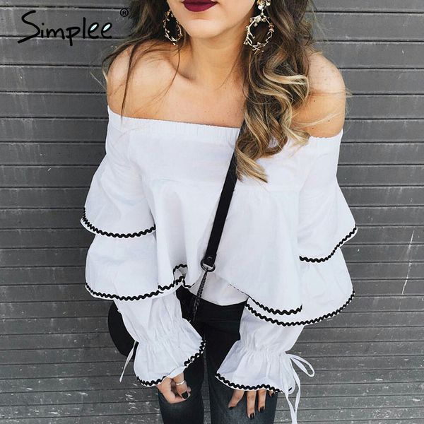 simplee casual long sleeve blouse shirt women ruffle white blouse chemise elastic cool blusas cold shoulder
simplee casual long sleeve blouse shirt women ruffle white blouse chemise elastic cool blusas cold shoulder
