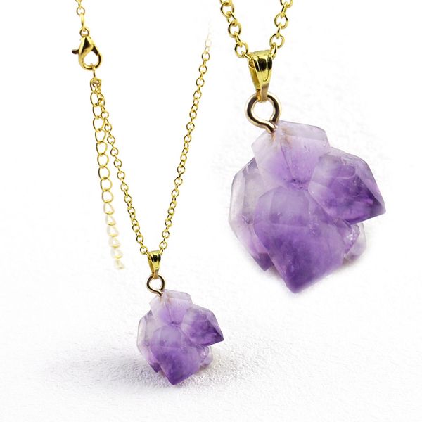 irregular amethysts quartz necklace for women crystal piont stone pendant natural stone healing small jewelry pendants, Silver
irregular amethysts quartz necklace for women crystal piont stone pendant natural stone healing small jewelry pendants, Silver