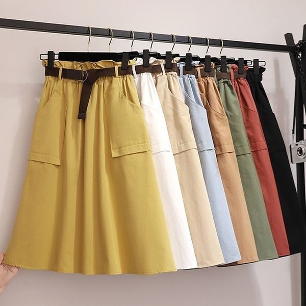 midi long skirts women fashion autumn high waist skirt female elegant knee length school girls skirt 2020 summer, Black
midi long skirts women fashion autumn high waist skirt female elegant knee length school girls skirt 2020 summer, Black