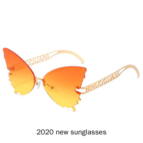 2020 butterfly rimless sunglasses women ocean lens sun glasses oversize fashion metal shades sunglasses uv400 glasses nx, White;black
2020 butterfly rimless sunglasses women ocean lens sun glasses oversize fashion metal shades sunglasses uv400 glasses nx, White;black