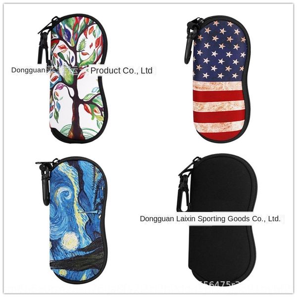 waterproof anti-fall diving environmental protection printing sun zipper zipper bag glasses glasses bag printable pattern, Blue
waterproof anti-fall diving environmental protection printing sun zipper zipper bag glasses glasses bag printable pattern, Blue