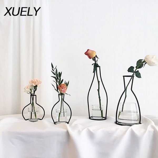 nordic artificial flower ornaments home party decoration vase abstract black lines minimalist iron vase dried flower racks
nordic artificial flower ornaments home party decoration vase abstract black lines minimalist iron vase dried flower racks