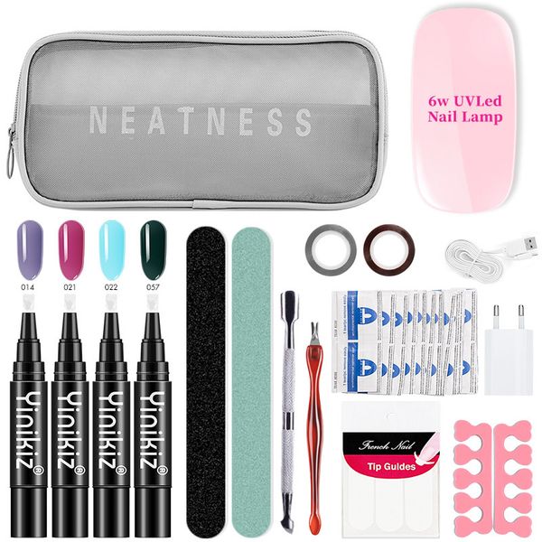 manicure travel set lazy one step gel nail polish pen lasting eco-friendly lightweight led / uv light mini nail light travel set
manicure travel set lazy one step gel nail polish pen lasting eco-friendly lightweight led / uv light mini nail light travel set