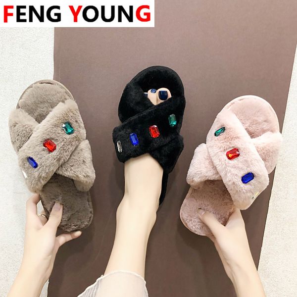 natural sheepskin fur slippers fashion female winter slippers women warm indoor soft wool lady home shoes, Black
natural sheepskin fur slippers fashion female winter slippers women warm indoor soft wool lady home shoes, Black