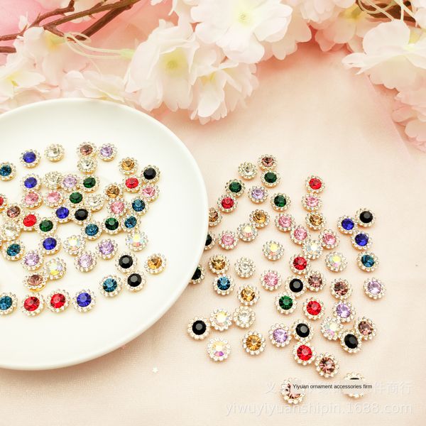 fhxey sun round flower plate buckle bow handmade diy hair accessories diy diamond butterfly diamond clothing material double-layer flower rh, Silver
fhxey sun round flower plate buckle bow handmade diy hair accessories diy diamond butterfly diamond clothing material double-layer flower rh, Silver