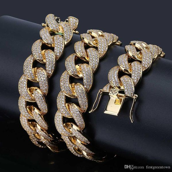 18mm greater cuba chain men's necklace filled with zircon selling in europe and america, Silver
18mm greater cuba chain men's necklace filled with zircon selling in europe and america, Silver