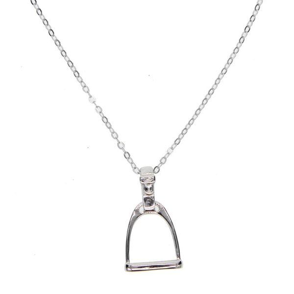 high polish fine 925 sterling silver horse jewelry unique silver stirrup equestrian necklace
high polish fine 925 sterling silver horse jewelry unique silver stirrup equestrian necklace