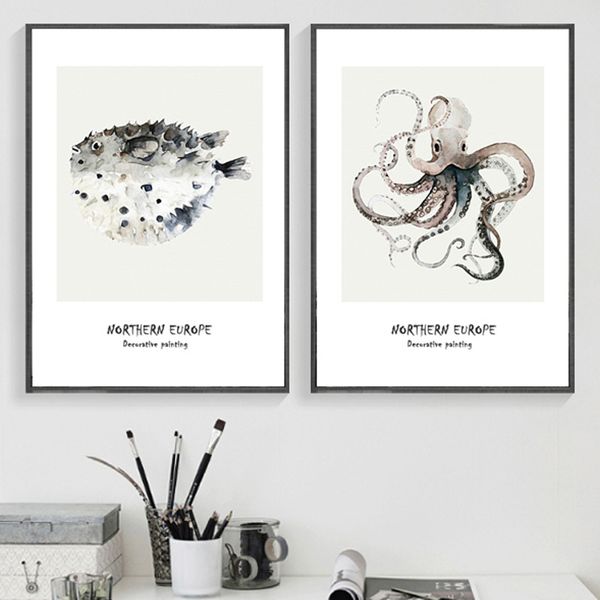 ocs puffer fish nordic posters and prints wall art print canvas painting wall pictures for living room decor
ocs puffer fish nordic posters and prints wall art print canvas painting wall pictures for living room decor