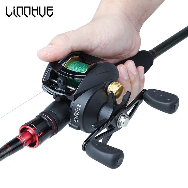 linnhue baitcasting reel fo2000 8kg drag high speed gear ratio 8.1:1 12+1bb magnetic brake system ultralight metal fishing reel
linnhue baitcasting reel fo2000 8kg drag high speed gear ratio 8.1:1 12+1bb magnetic brake system ultralight metal fishing reel