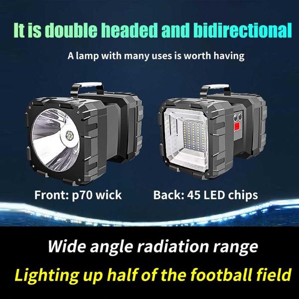 powerful spotlight led portable torch search super bright outdoor camping with handle long standby usb rechargeable
powerful spotlight led portable torch search super bright outdoor camping with handle long standby usb rechargeable