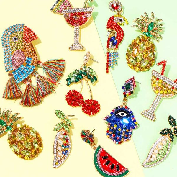 komi sparkling pineapple watermelon cherry lemon strawberry flamingo bee bird star moon cactus letters crystal earrings c40503, Silver
komi sparkling pineapple watermelon cherry lemon strawberry flamingo bee bird star moon cactus letters crystal earrings c40503, Silver