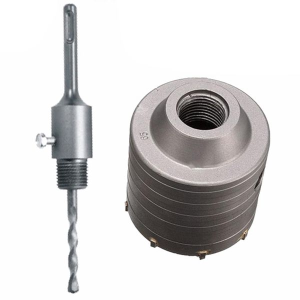 1 set sds plus 80mm concrete hole saw electric hollow core drill bit shank 110mm cement stone wall air conditioner alloy
1 set sds plus 80mm concrete hole saw electric hollow core drill bit shank 110mm cement stone wall air conditioner alloy