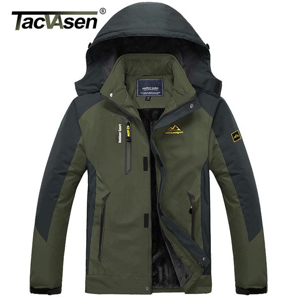 tacvasen winter jacket men thicken fleece softshell jacket coats casual windproof multi-pockets hooded parkas hike windbreakers, Black
tacvasen winter jacket men thicken fleece softshell jacket coats casual windproof multi-pockets hooded parkas hike windbreakers, Black
