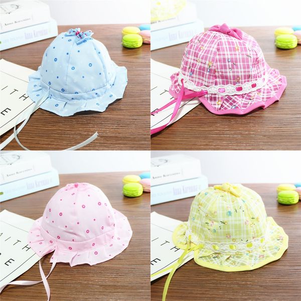 spring and summer round dot fisherman summer baby cap plaid thin baby sun newborn adjustable fisherman hat basin hat, Yellow
spring and summer round dot fisherman summer baby cap plaid thin baby sun newborn adjustable fisherman hat basin hat, Yellow