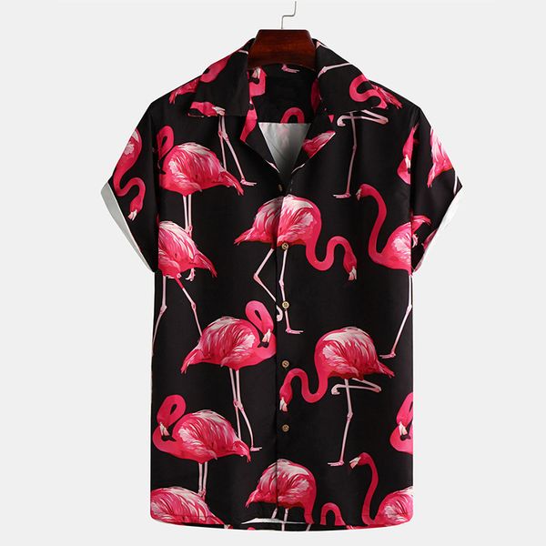 2020 summer beach hawaiian shirt men short sleeve shirt loose lapel casual male printing streetwear fashion male, White;black
2020 summer beach hawaiian shirt men short sleeve shirt loose lapel casual male printing streetwear fashion male, White;black