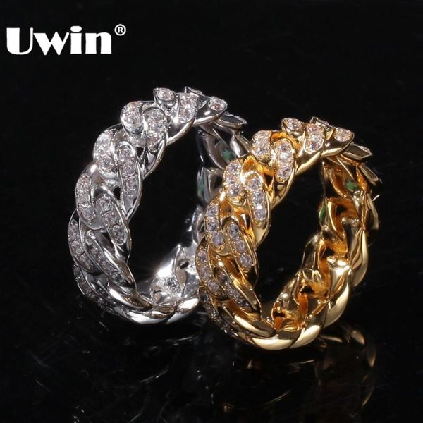 uwin 8mm cuban link rings hiphop wedding party jewerly full iced out cubic zirconia fashion micro pave ring for men women, Golden;silver
uwin 8mm cuban link rings hiphop wedding party jewerly full iced out cubic zirconia fashion micro pave ring for men women, Golden;silver