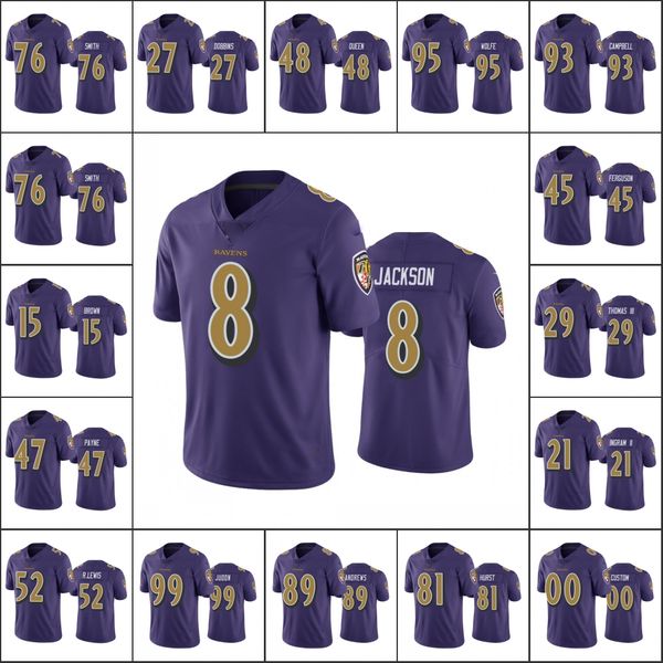 baltimore ravens men #8 lamar jackson 27 j.k. dobbins 48 patrick queen women youth nfl custom purple color rush limited jersey, Black;red
baltimore ravens men #8 lamar jackson 27 j.k. dobbins 48 patrick queen women youth nfl custom purple color rush limited jersey, Black;red