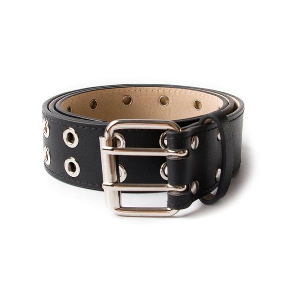 punk style women belt double pin buckle belts casual pu leather waits strap men women adjustable waistband, Black;brown
punk style women belt double pin buckle belts casual pu leather waits strap men women adjustable waistband, Black;brown