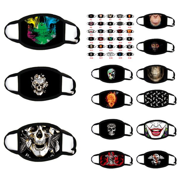 30 styles funny face mask reusable cartoon print skull designer dustproof mask washable running riding bike protective mask w-00056
30 styles funny face mask reusable cartoon print skull designer dustproof mask washable running riding bike protective mask w-00056