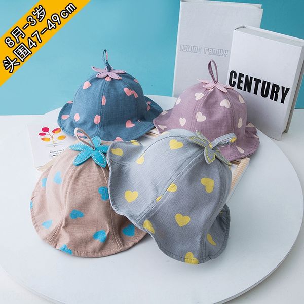 new girl sunshade basin children's tide thin fisherman baby girl pendant bean sprout baby pendant hat fisherman hat, Blue;gray
new girl sunshade basin children's tide thin fisherman baby girl pendant bean sprout baby pendant hat fisherman hat, Blue;gray
