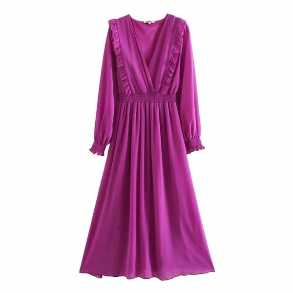 2020 women v neck ruffle decoration elastic waist midi dress new fashion casual lady long sleeve loose dresses, Black;gray
2020 women v neck ruffle decoration elastic waist midi dress new fashion casual lady long sleeve loose dresses, Black;gray