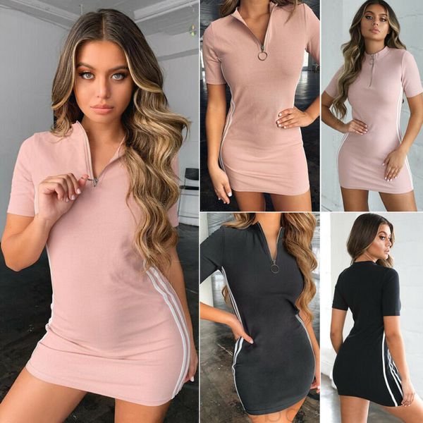 женская летняя zipper v образным вырезом с коротким рукавом рубашки bodycon платья повседневные платья мини, White;black
женская летняя zipper v образным вырезом с коротким рукавом рубашки bodycon платья повседневные платья мини, White;black
