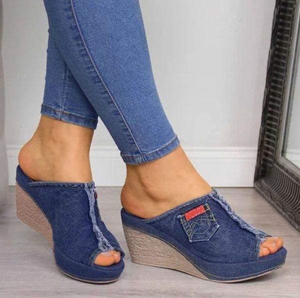 new arrival 2020 women's sandals women summer fashion leisure fish mouth peep toe sandals thick bottom slippers wedges canvas shoes wom, Black
new arrival 2020 women's sandals women summer fashion leisure fish mouth peep toe sandals thick bottom slippers wedges canvas shoes wom, Black