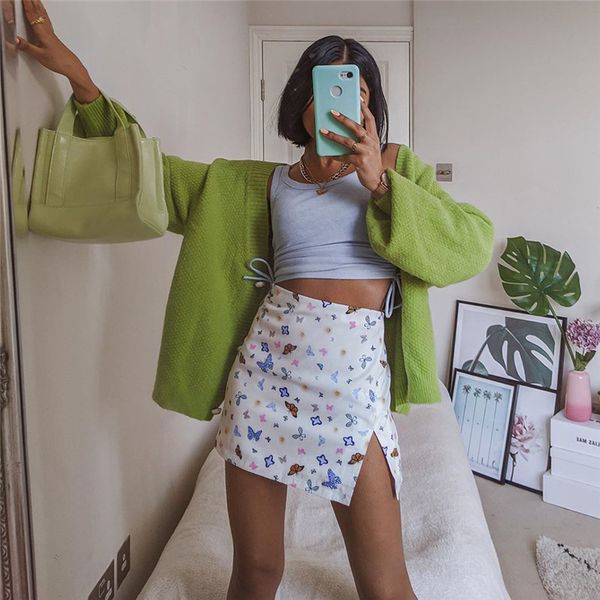 butterfly print white skirts womens split high waist shorts mini skirts summer new elegant ladies hip straight, Black
butterfly print white skirts womens split high waist shorts mini skirts summer new elegant ladies hip straight, Black