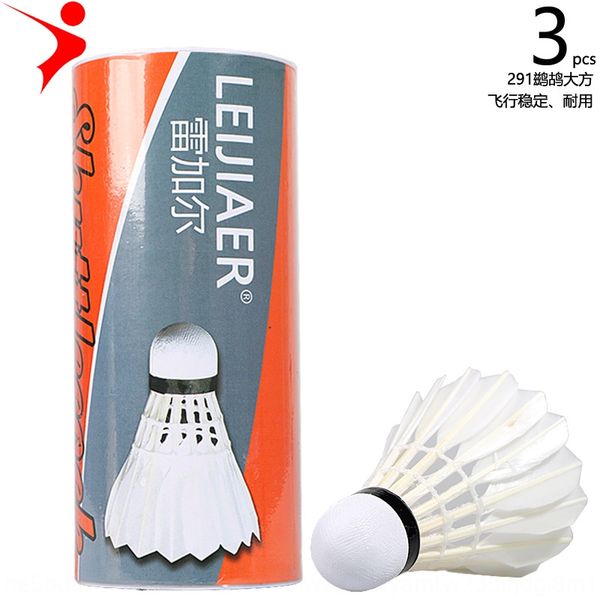 lei jiaer 291 3 barrel-packed morants ducks generous training durable wool ball badminton campus activities badminton
lei jiaer 291 3 barrel-packed morants ducks generous training durable wool ball badminton campus activities badminton