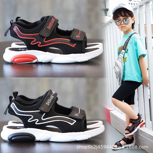 bjskl boys' little and sandals bear sandals students 2020 new children's leisure beach soft bottom foreign style internet celebrit, Black;red
bjskl boys' little and sandals bear sandals students 2020 new children's leisure beach soft bottom foreign style internet celebrit, Black;red
