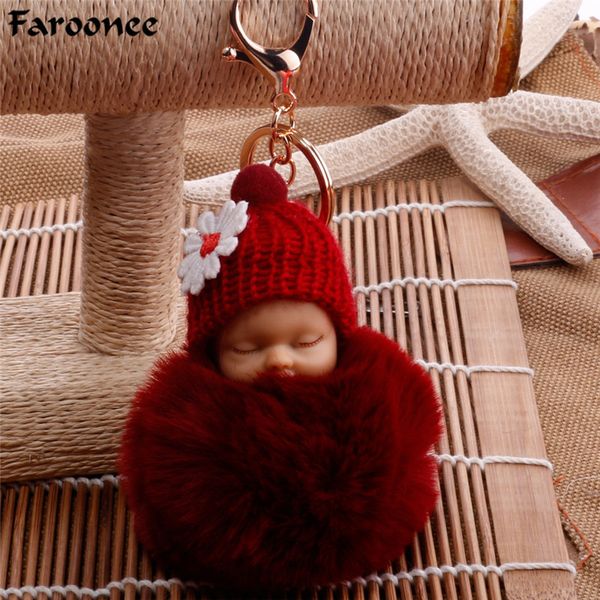 sleeping baby doll keychain pompom faux fur ball car key ring baby toy women key holder bag pendant gifts chain trinket, Silver
sleeping baby doll keychain pompom faux fur ball car key ring baby toy women key holder bag pendant gifts chain trinket, Silver