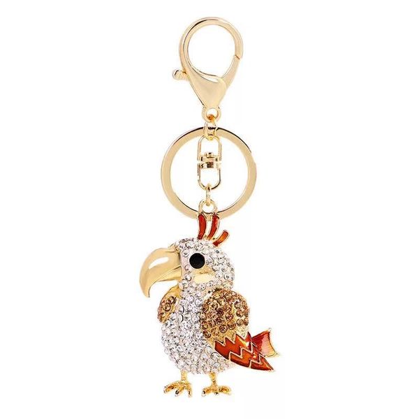 keychains creative crystal animal car key ring cute parrot keychain female bag ornaments charm jewelry romantic gift chains, Silver
keychains creative crystal animal car key ring cute parrot keychain female bag ornaments charm jewelry romantic gift chains, Silver