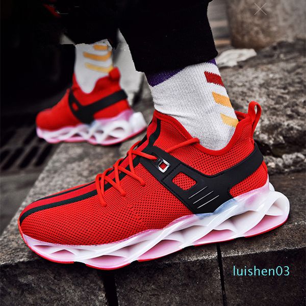 2020 fashion cool men blade running shoes breathable male sport shoest run shoes outdoor casual footwear l03, Black
2020 fashion cool men blade running shoes breathable male sport shoest run shoes outdoor casual footwear l03, Black
