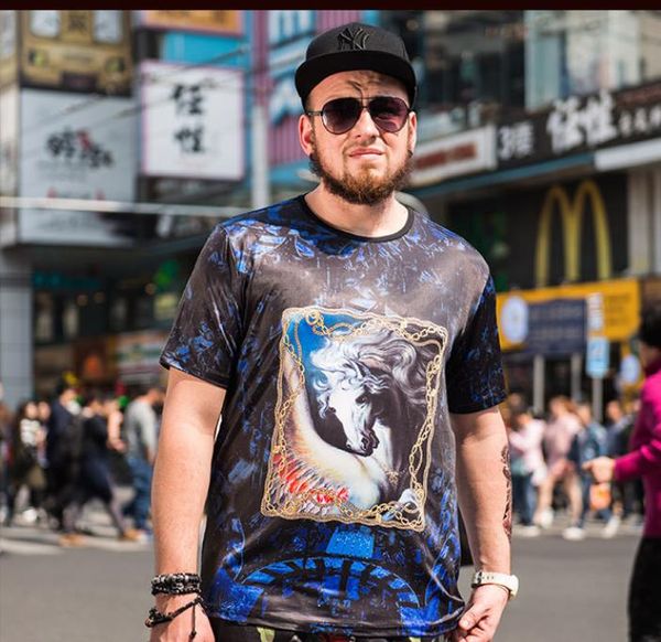 trendy large wear creative horse head t-shirt for s fat young men's fattening men's loose short sleeve t-shirt for men's thin, White;black
trendy large wear creative horse head t-shirt for s fat young men's fattening men's loose short sleeve t-shirt for men's thin, White;black