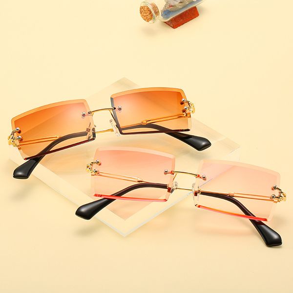 small rectangle sunglasses women rimless square sun glasses for women 2020 summer style female uv400 womens sunglasses, White;black
small rectangle sunglasses women rimless square sun glasses for women 2020 summer style female uv400 womens sunglasses, White;black