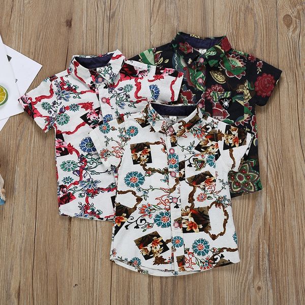 1-5 clothing years old children's short-sleeved shirt 2019 new korean style trendy boys' printed shirt clothes, White;black
1-5 clothing years old children's short-sleeved shirt 2019 new korean style trendy boys' printed shirt clothes, White;black