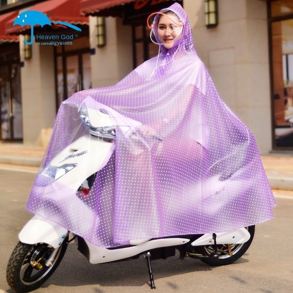 fashion cloak electric vehicle rainproof electric vehicle raincoat double brim thickened detachable mask pvc transparent poncho, Red;brown
fashion cloak electric vehicle rainproof electric vehicle raincoat double brim thickened detachable mask pvc transparent poncho, Red;brown