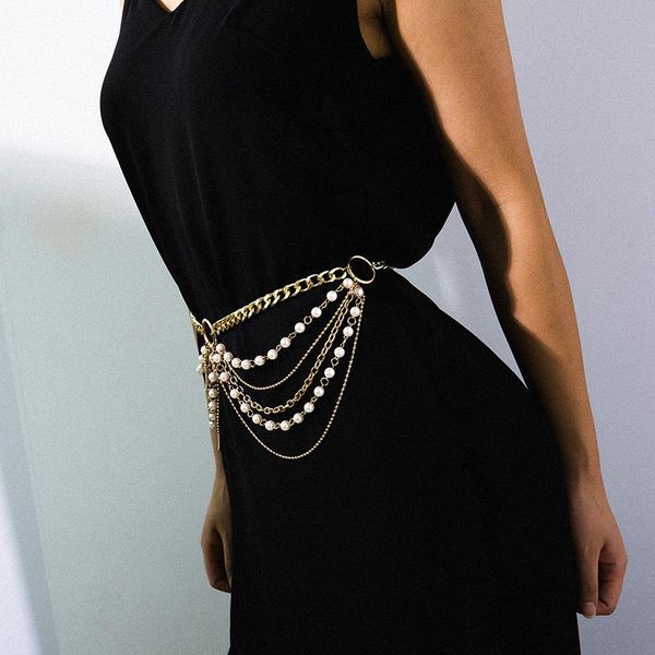 multilayer geometric round bead belly chain imitation pearl pendant tassel waist chain ladies luxury party waist chain jewelry t200507, Slivery;golden
multilayer geometric round bead belly chain imitation pearl pendant tassel waist chain ladies luxury party waist chain jewelry t200507, Slivery;golden