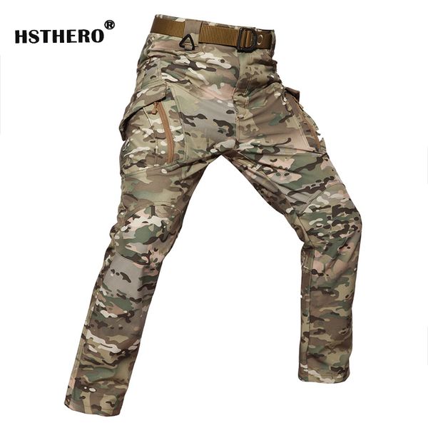men's pants army cargo camouflage thicken soft shell tactical combat trousers multiple pocket warm fat plus size, Black
men's pants army cargo camouflage thicken soft shell tactical combat trousers multiple pocket warm fat plus size, Black
