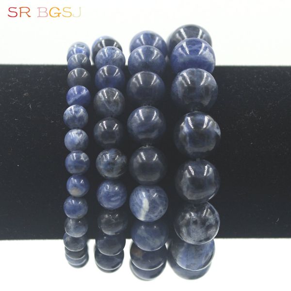 6 8 10 12mm round natural sodalite gems stone handmade stretchy jewelry bracelet 7" 7.5" 8, Black
6 8 10 12mm round natural sodalite gems stone handmade stretchy jewelry bracelet 7" 7.5" 8, Black