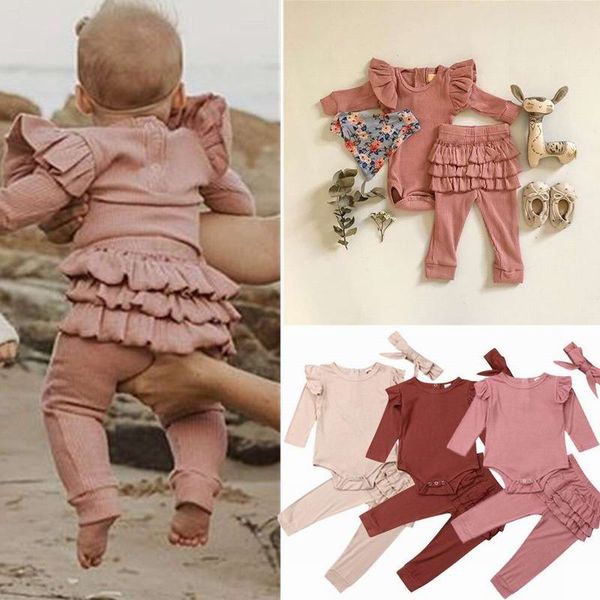 clothing sets baby girl clothes 2021 cotton long sleeve romper+ruffled lace trousers+headbands 3 piece suit e20212, White
clothing sets baby girl clothes 2021 cotton long sleeve romper+ruffled lace trousers+headbands 3 piece suit e20212, White