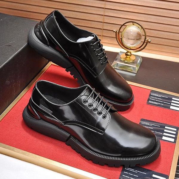 new arrival derby shoes men 's shoes fashion british style leather dress for male wedding formal flats round toe lacing office work sh, Black
new arrival derby shoes men 's shoes fashion british style leather dress for male wedding formal flats round toe lacing office work sh, Black