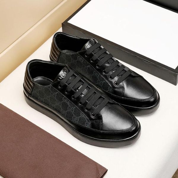 luxury mens shoes autumn and winter style shoes fashion classic leather lace -up low sports men shoes with origin b, Black
luxury mens shoes autumn and winter style shoes fashion classic leather lace -up low sports men shoes with origin b, Black