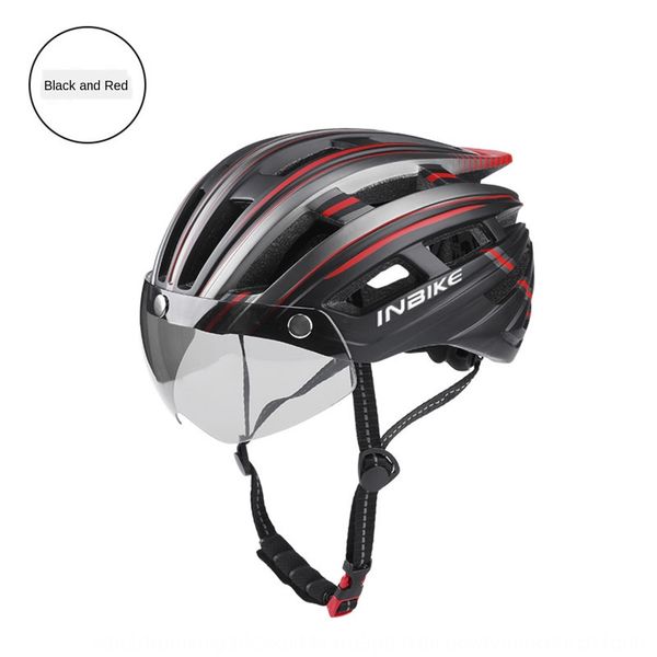 mountain road bicycle outdoor riding magnetic goggles helmet helmet safety hat with goggles tail light equipment
mountain road bicycle outdoor riding magnetic goggles helmet helmet safety hat with goggles tail light equipment