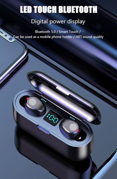 f9 tws bluetooth 5.0 wireless earphones headphone touch control earphones stereo earbuds sport headset led display gaming auriculare
f9 tws bluetooth 5.0 wireless earphones headphone touch control earphones stereo earbuds sport headset led display gaming auriculare