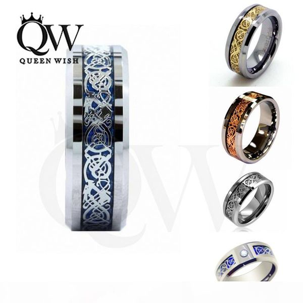 wholesale style 8mm unique silver rose gold gold celtic dragon men's women's tungsten carbide ring wedding band jewelr, Slivery;golden
wholesale style 8mm unique silver rose gold gold celtic dragon men's women's tungsten carbide ring wedding band jewelr, Slivery;golden