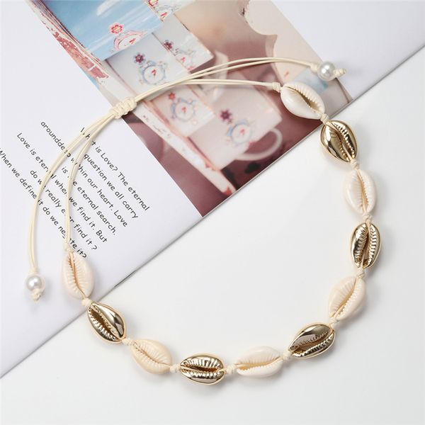 fashion natural shells necklace for women summer beach cowrie shell collar coker handmade knot seashell beaded necklaces jewelry, Silver
fashion natural shells necklace for women summer beach cowrie shell collar coker handmade knot seashell beaded necklaces jewelry, Silver